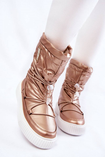 Botas de nieve calefactables Big Star beige 2