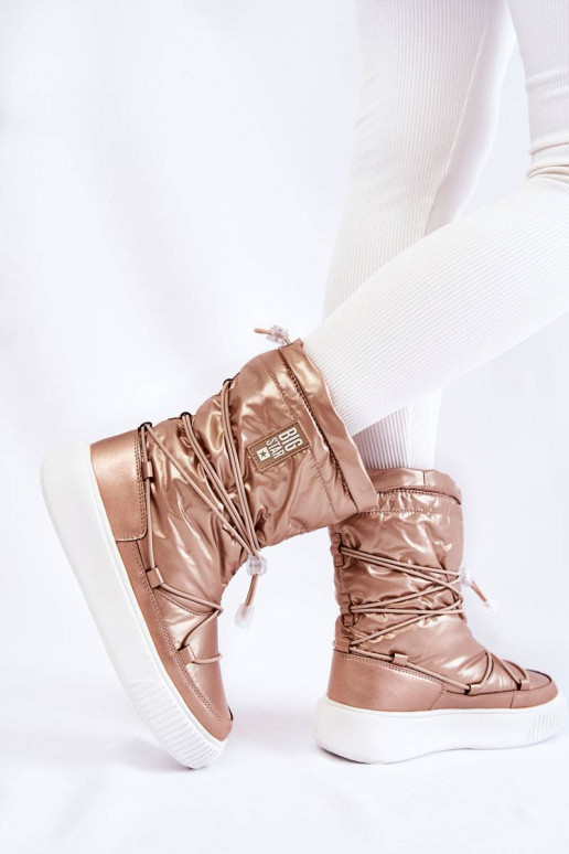 Botas de nieve calefactables Big Star beige