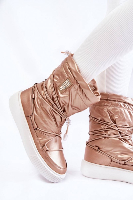 Botas de nieve calefactables Big Star beige