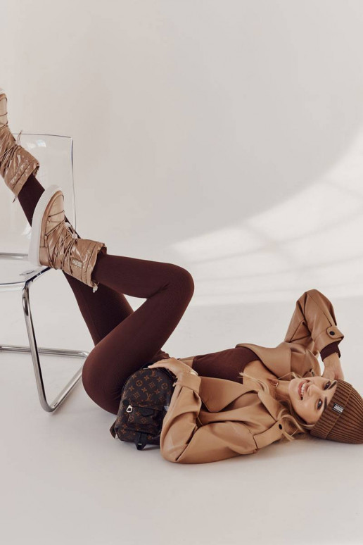 Botas de nieve calefactables Big Star beige