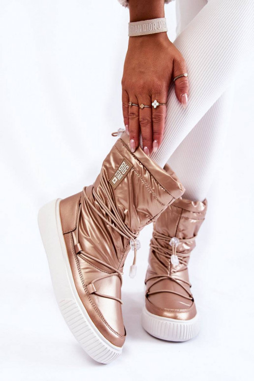 Botas de nieve calefactables Big Star beige