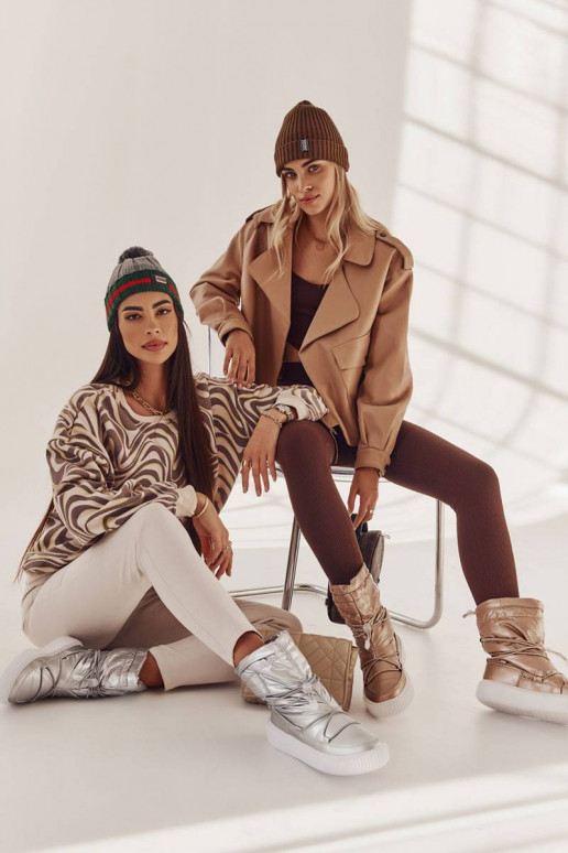 Botas de nieve calefactables Big Star beige