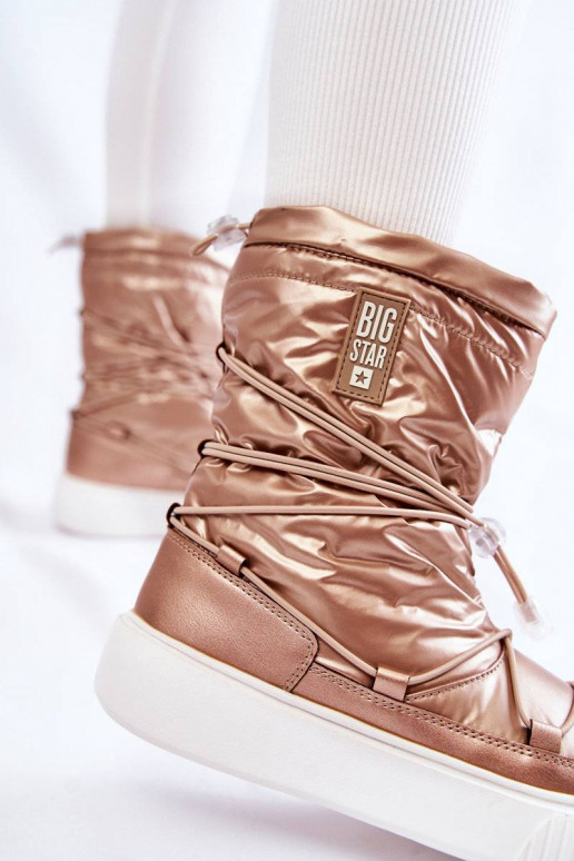 Botas de nieve calefactables Big Star beige