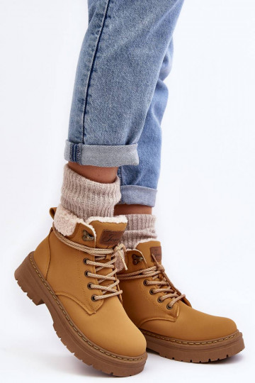 Botas con calentamiento en color marrón Lynnvia