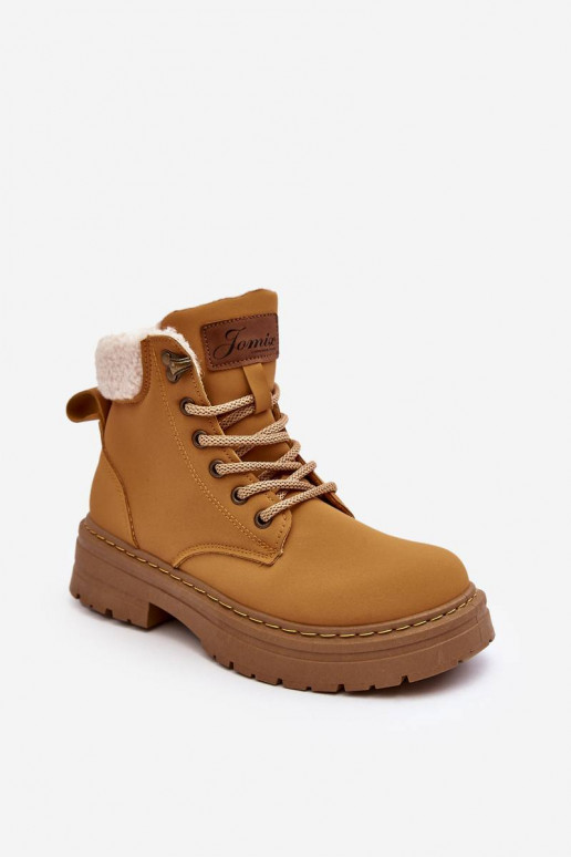 Botas con calentamiento en color marrón Lynnvia