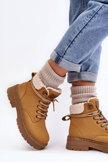 Botas con calentamiento en color marrón Lynnvia 2