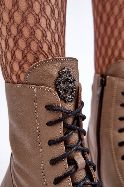 Botas calefactables color marrón Rehin