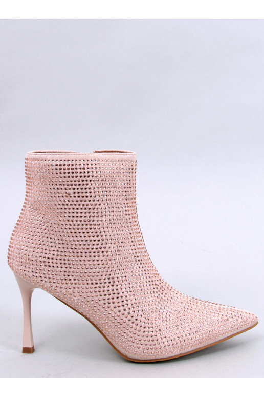 Botas de tacón fino con cristales DEMISH CHAMPAGNE
