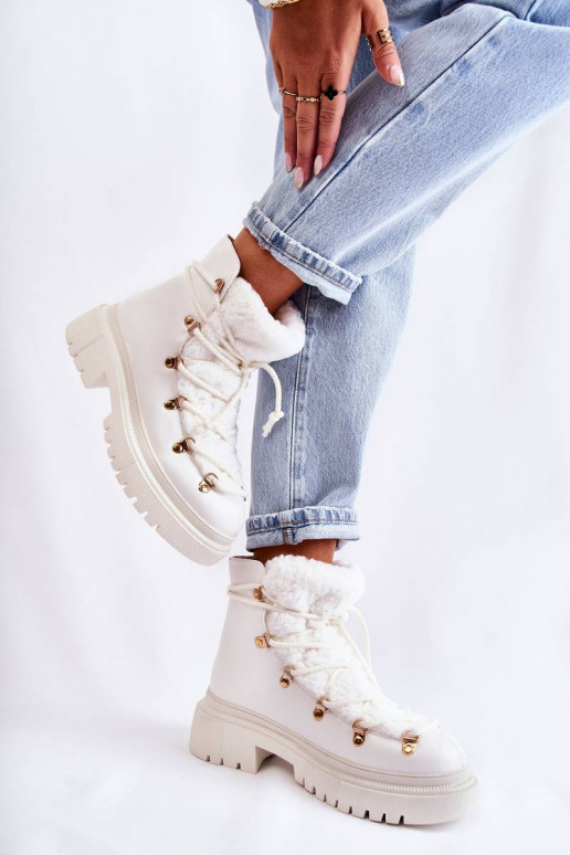 Botas calefactables en color blanco... Botas calefactables en color blanco...