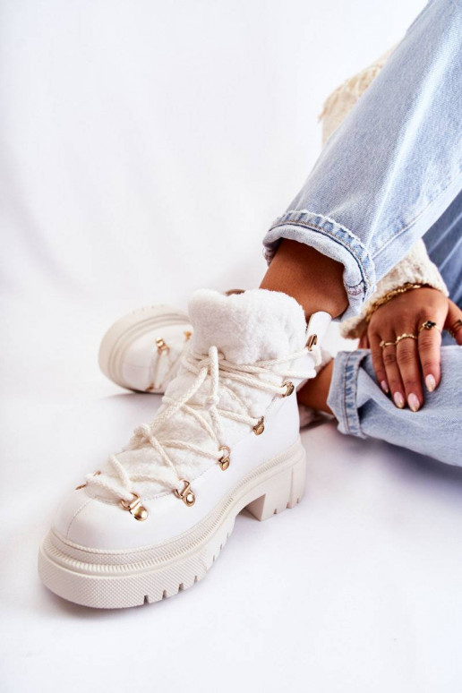 Botas calefactables en color blanco... Botas calefactables en color blanco...