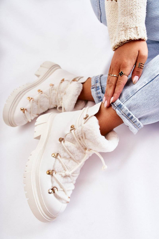 Botas calefactables en color blanco... Botas calefactables en color blanco...