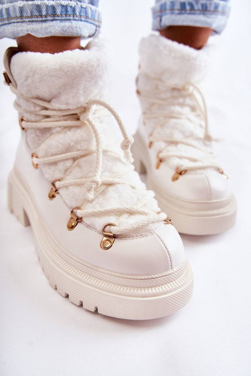 Botas calefactables en color blanco... Botas calefactables en color blanco...