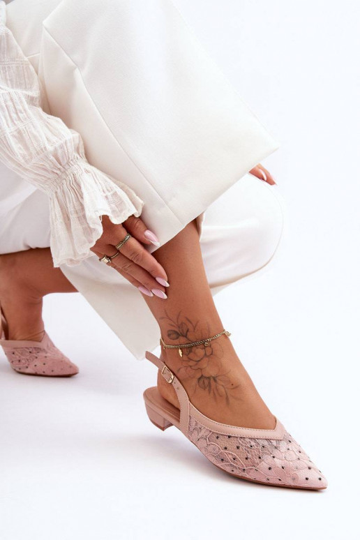 Bailarinas con lunares en color rosa... Bailarinas con lunares en color rosa...