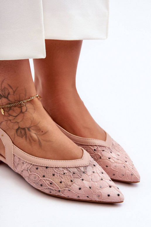 Bailarinas con lunares en color rosa... Bailarinas con lunares en color rosa...