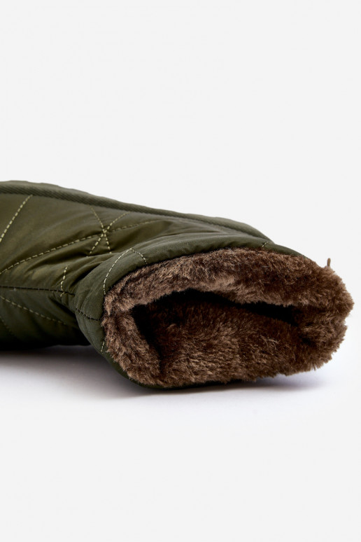 Botas de nieve con plataforma en... Botas de nieve con plataforma en...