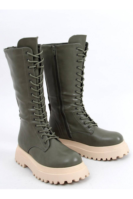 Botas largas con cordones ZONA VERDE