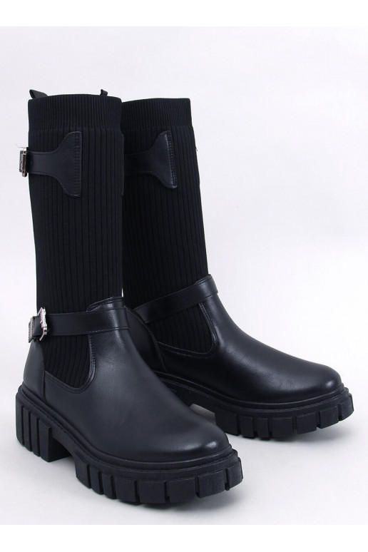 Botas largas en color negro RHEA BLACK