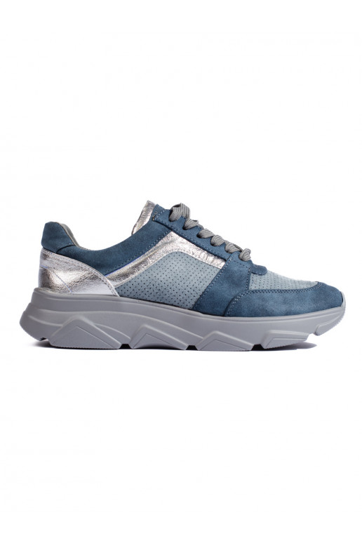 zapatos deportivos azules