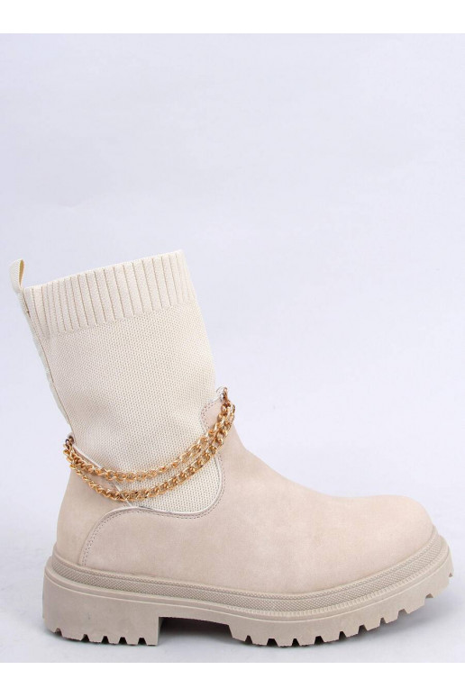 Zapato empeine elástico beige JESSE BEIGE