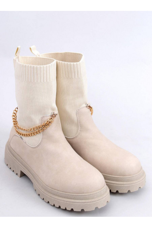 Zapato empeine elástico beige JESSE BEIGE