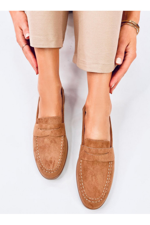Mocasines de mujer FOREST color caqui