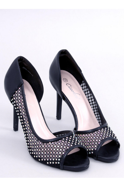Zapatos de tacón CRISTAL NEGRO