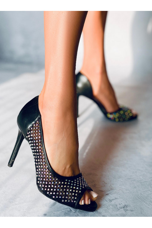 Zapatos de tacón CRISTAL NEGRO