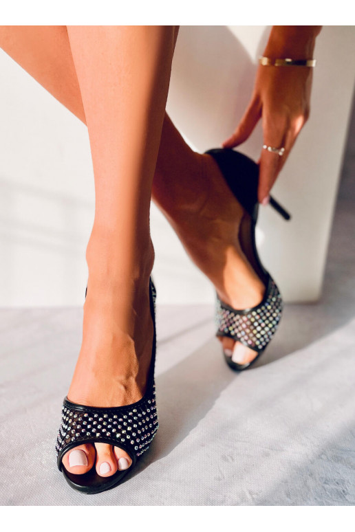 Zapatos de tacón CRISTAL NEGRO