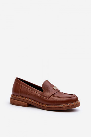 Mocasines marrones para mujer. 2