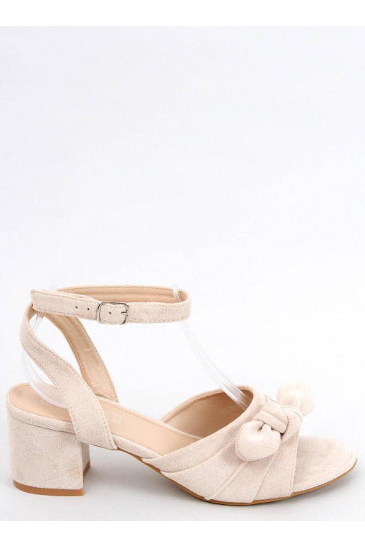 Sandalias de tacón con estilo GISELLE BEIGE