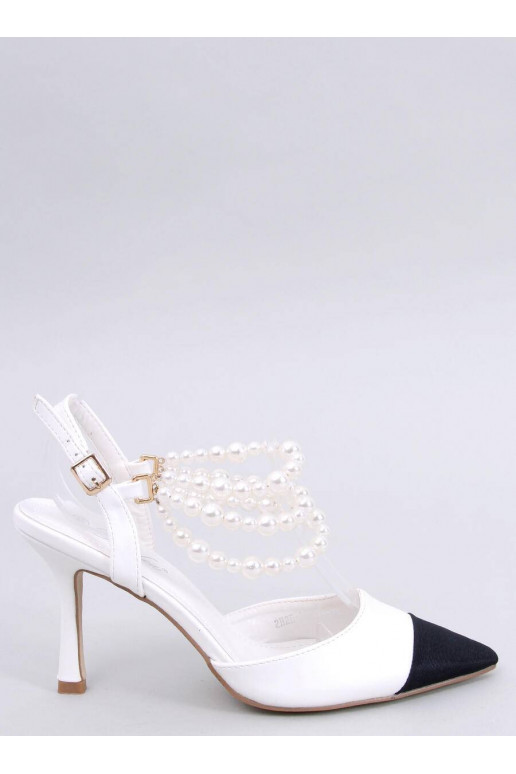 Zapatos con adornos de perlas HARMONY BLANCO