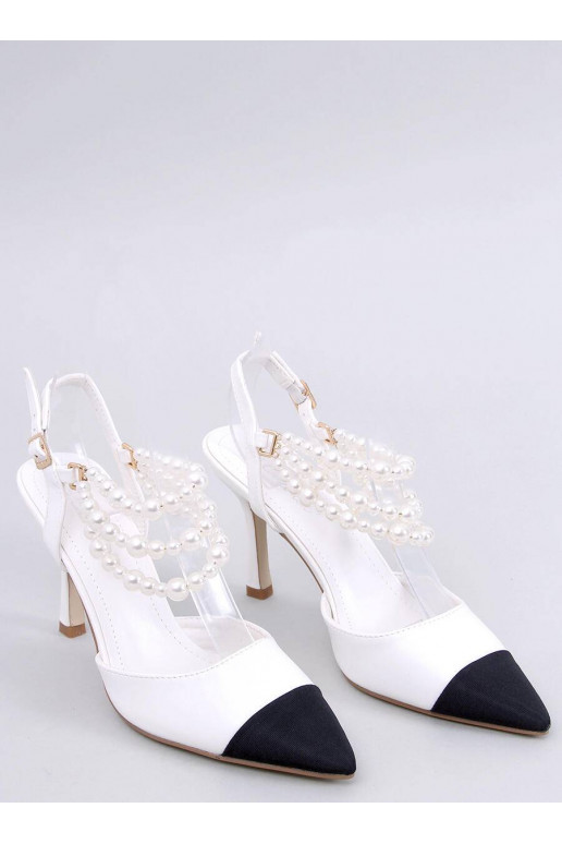 Zapatos con adornos de perlas HARMONY BLANCO
