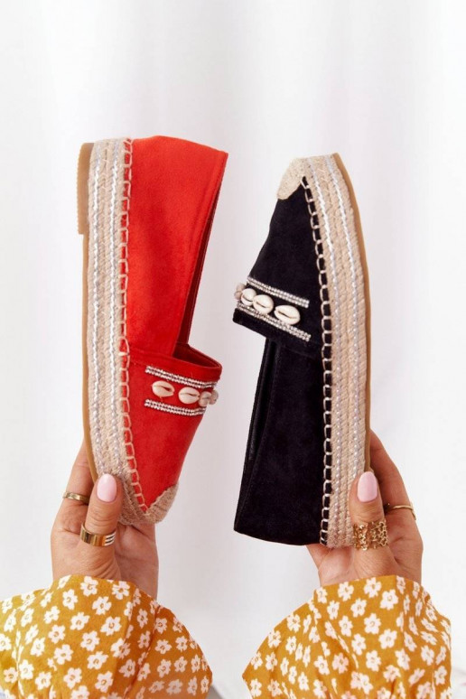 Alpargatas plataforma con conchas... Alpargatas plataforma con conchas...