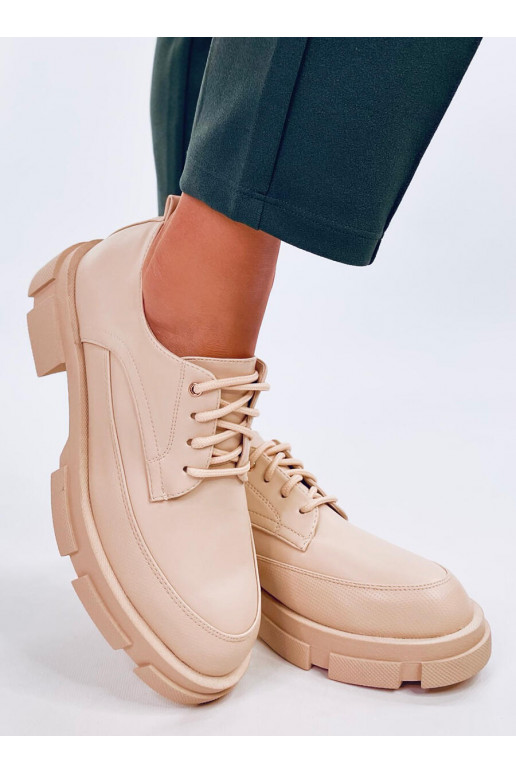 Mocasines con suela elevada UNNA BEIGE