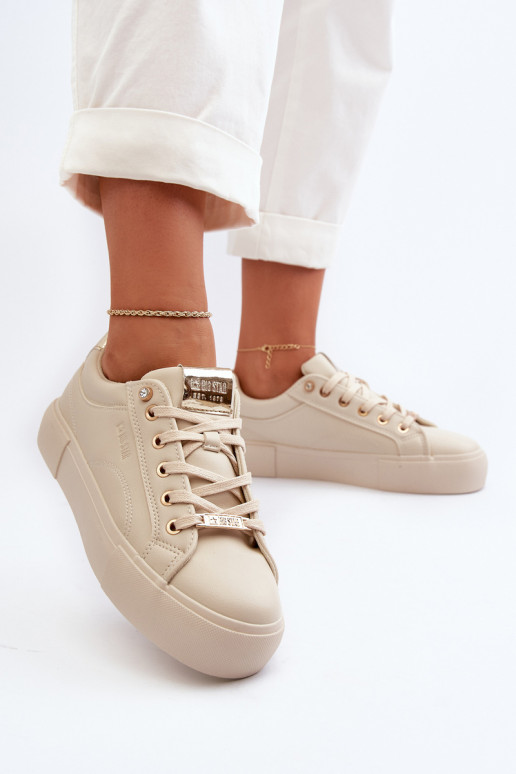 Zapatillas modelo zapatos Big Star beige