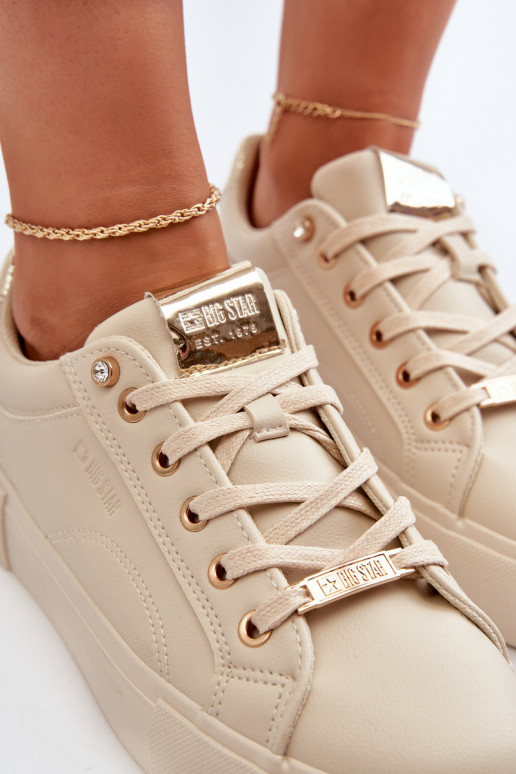 Zapatillas modelo zapatos Big Star beige