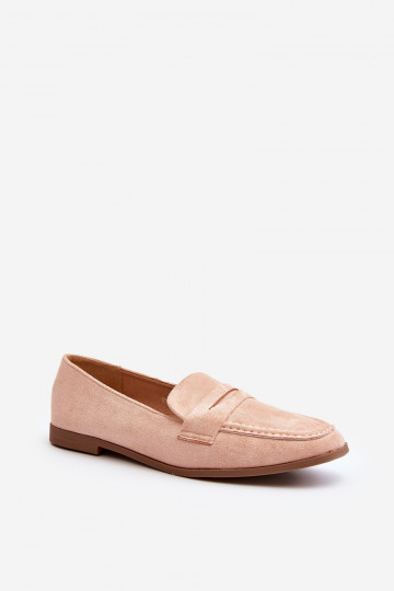 Mocasines modelo clásico en color rosa Olevin 2