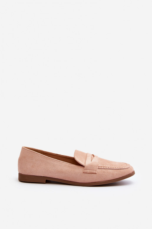 Mocasines modelo clásico en color rosa Olevin