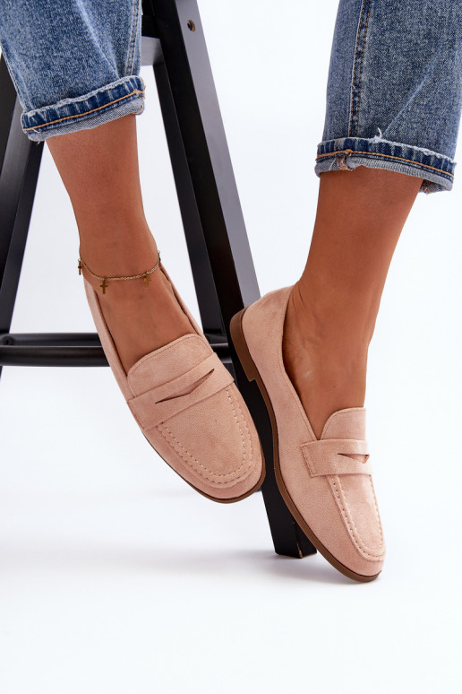 Mocasines modelo clásico en color rosa Olevin