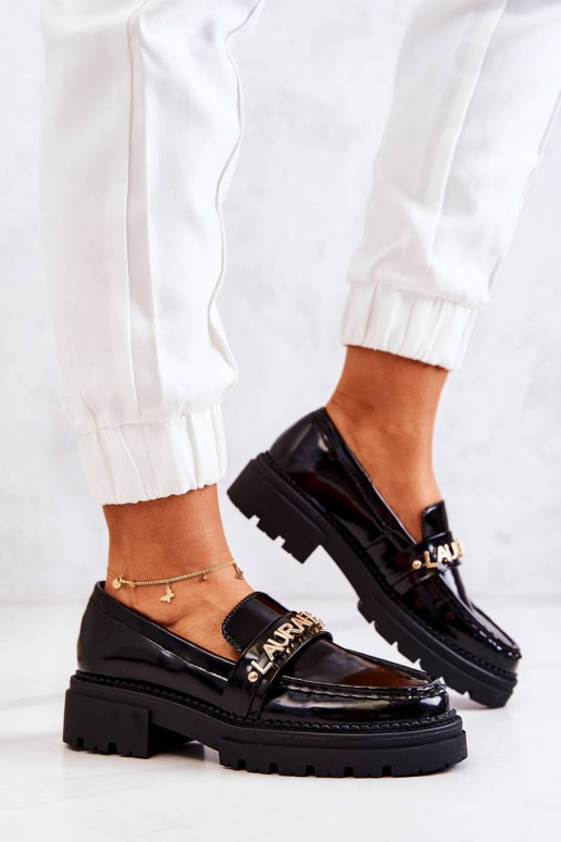 Zapatos efecto lacado La.Fi color negro Jenefer