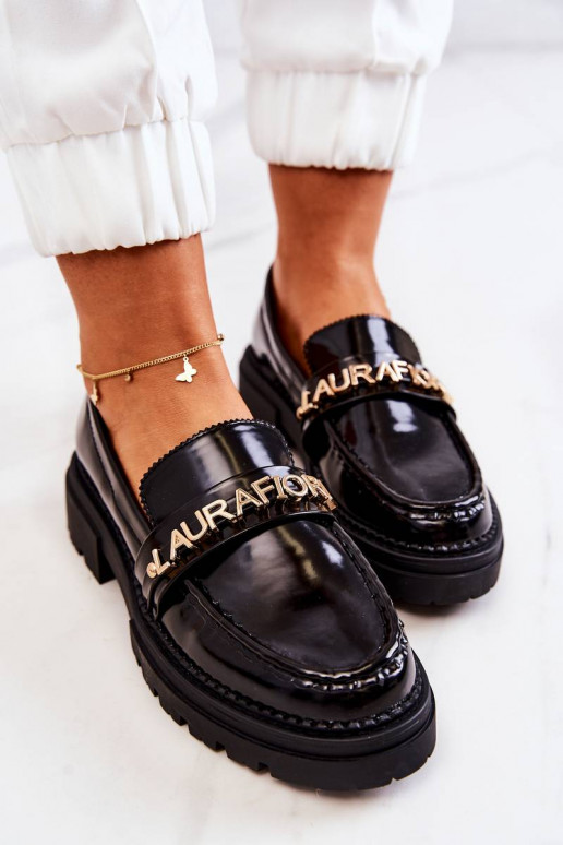 Zapatos efecto lacado La.Fi color negro Jenefer