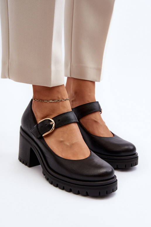 Botas en color negro Zazoo