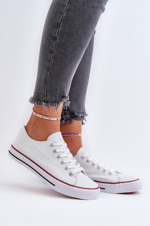 Deportivas modelo clásico en color blanco Caelira