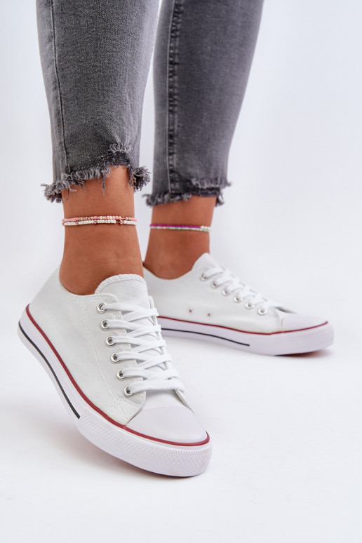 Deportivas modelo clásico en color blanco Caelira
