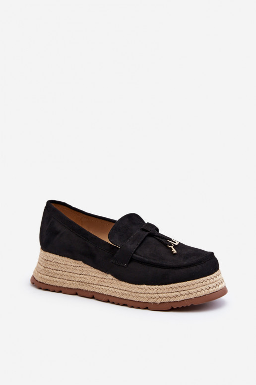 Mocasines en color negro Torresia