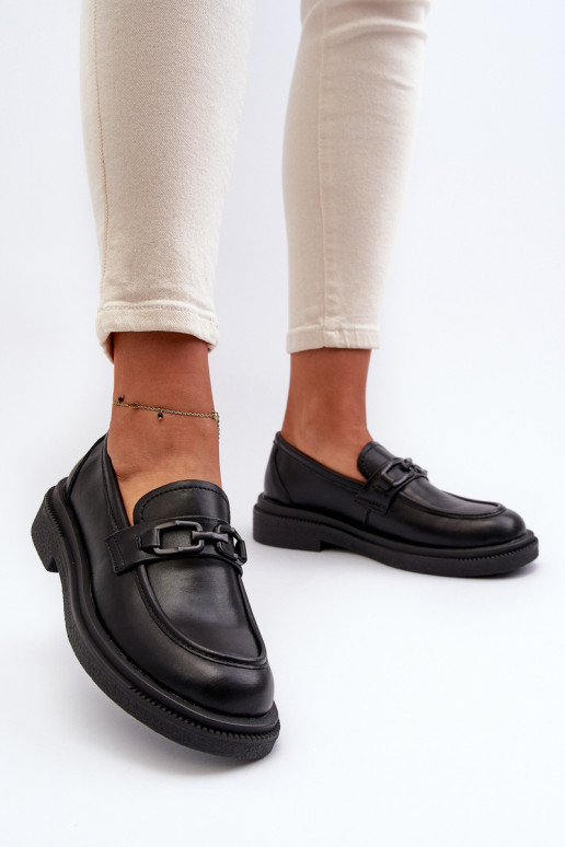 Mocasines de mujer en color negro Keelana