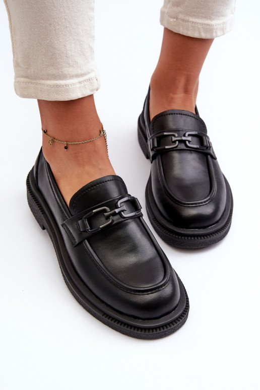 Mocasines de mujer en color negro Keelana