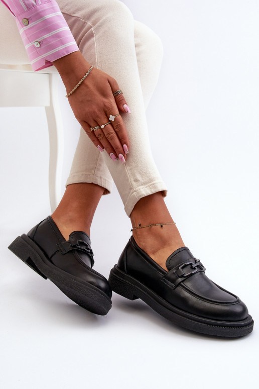 Mocasines de mujer en color negro Keelana