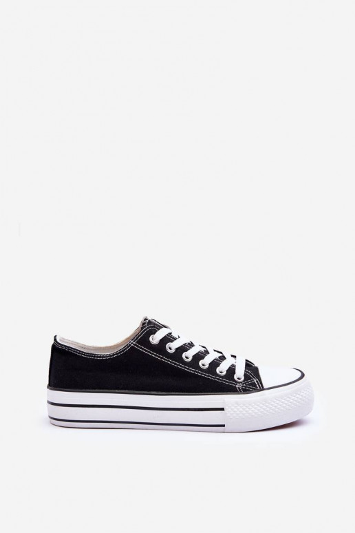 Zapatos de ocio del modelo clásico con plataforma en color negro Jazlyn