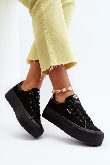 Zapatos de ocio con plataforma Lee Cooper negro